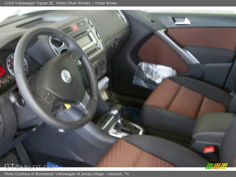 Reflex Silver Metallic / Urban Brown 2009 Volkswagen Tiguan SE