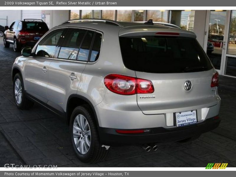 Reflex Silver Metallic / Urban Brown 2009 Volkswagen Tiguan SE