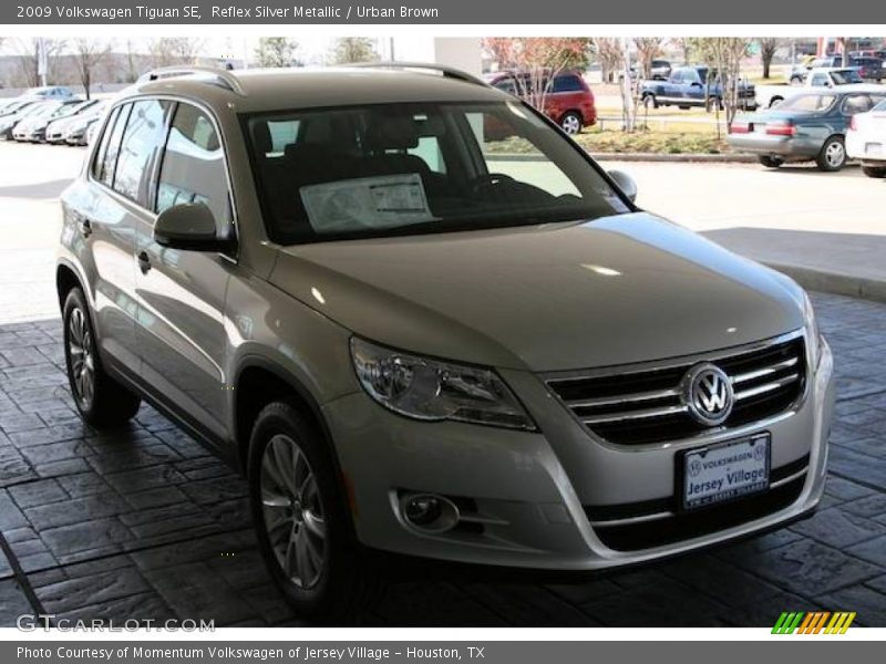 Reflex Silver Metallic / Urban Brown 2009 Volkswagen Tiguan SE