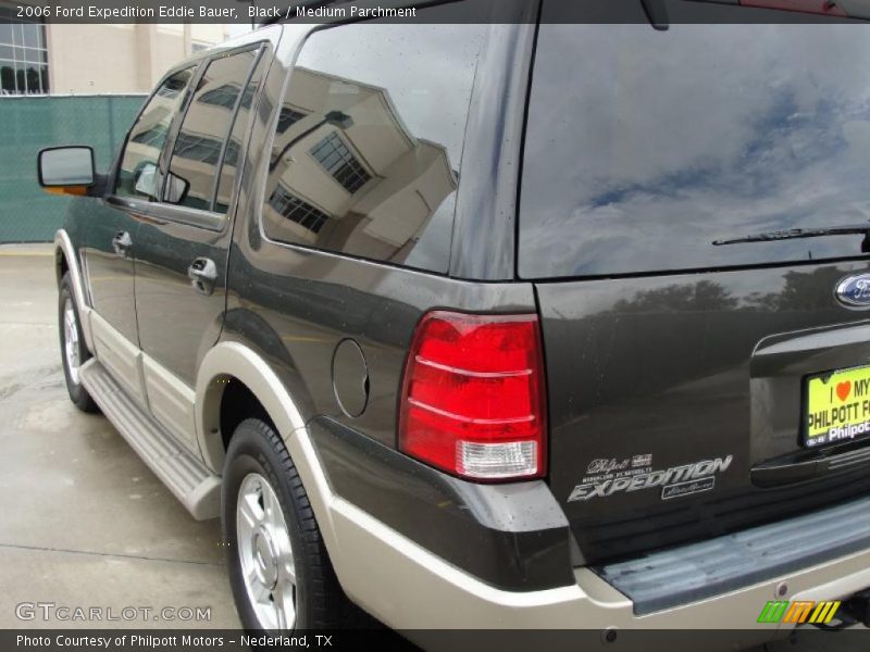 Black / Medium Parchment 2006 Ford Expedition Eddie Bauer