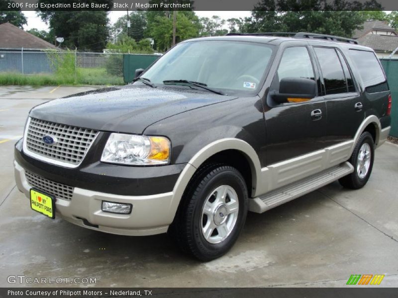 Black / Medium Parchment 2006 Ford Expedition Eddie Bauer