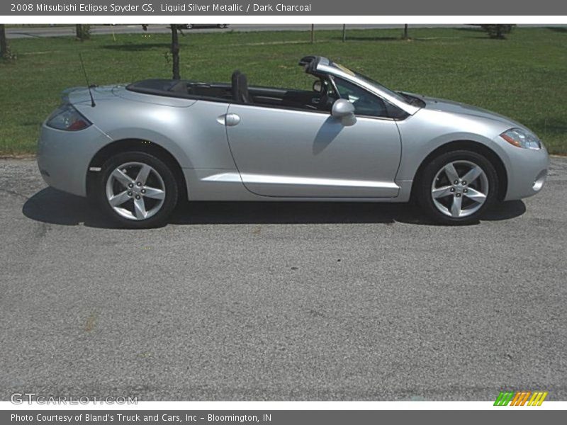 Liquid Silver Metallic / Dark Charcoal 2008 Mitsubishi Eclipse Spyder GS