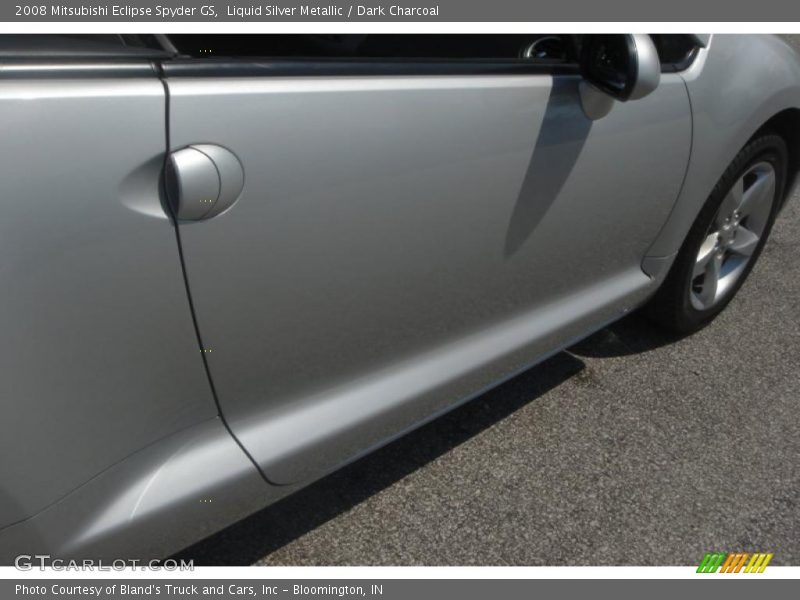 Liquid Silver Metallic / Dark Charcoal 2008 Mitsubishi Eclipse Spyder GS