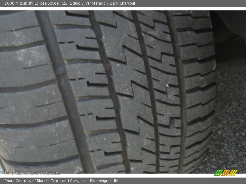 Liquid Silver Metallic / Dark Charcoal 2008 Mitsubishi Eclipse Spyder GS