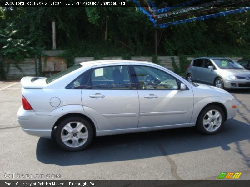 CD Silver Metallic / Charcoal/Red 2006 Ford Focus ZX4 ST Sedan