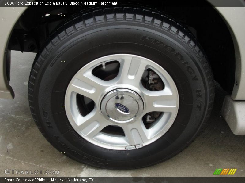 Black / Medium Parchment 2006 Ford Expedition Eddie Bauer