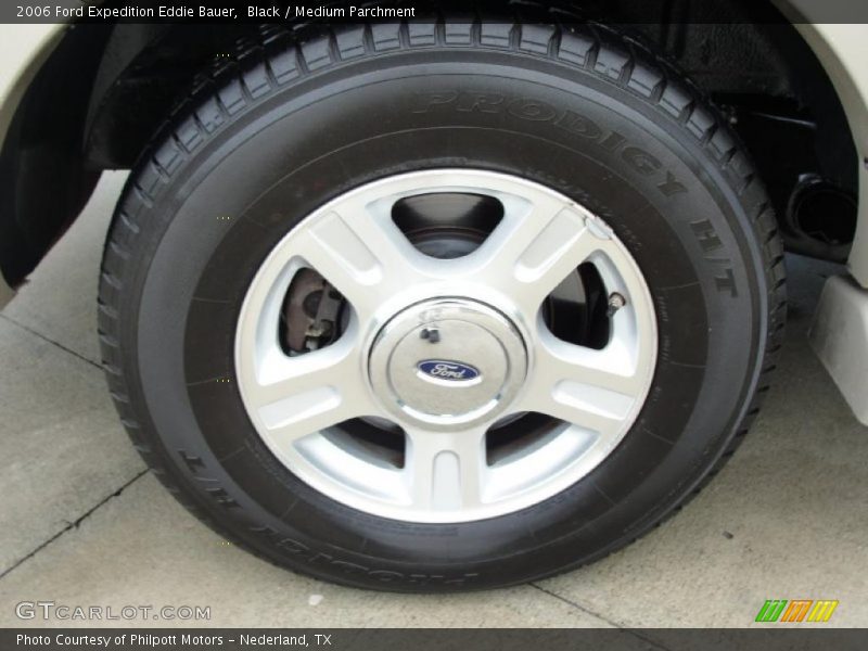 Black / Medium Parchment 2006 Ford Expedition Eddie Bauer