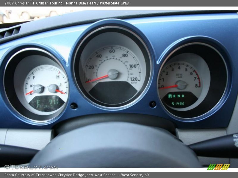 Marine Blue Pearl / Pastel Slate Gray 2007 Chrysler PT Cruiser Touring
