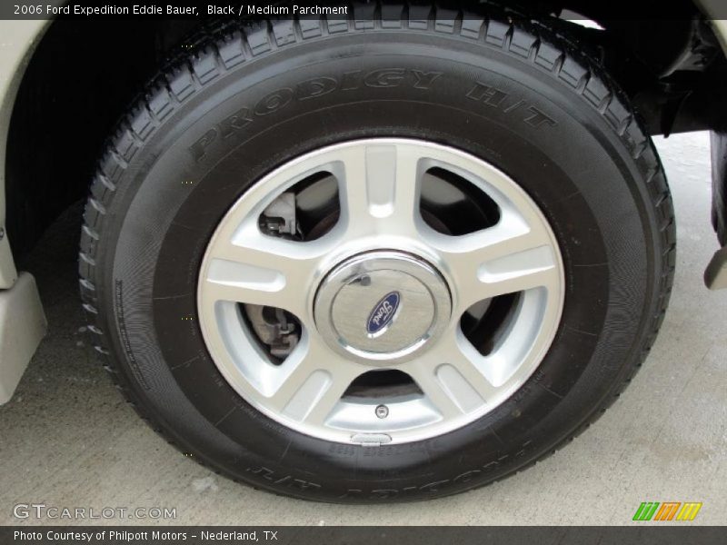 Black / Medium Parchment 2006 Ford Expedition Eddie Bauer