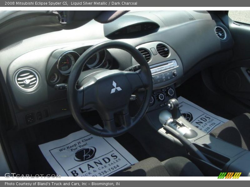 Liquid Silver Metallic / Dark Charcoal 2008 Mitsubishi Eclipse Spyder GS