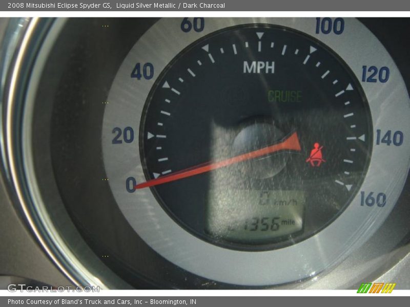 Liquid Silver Metallic / Dark Charcoal 2008 Mitsubishi Eclipse Spyder GS