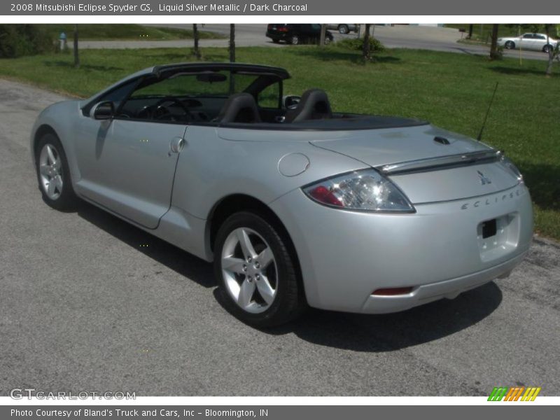 Liquid Silver Metallic / Dark Charcoal 2008 Mitsubishi Eclipse Spyder GS
