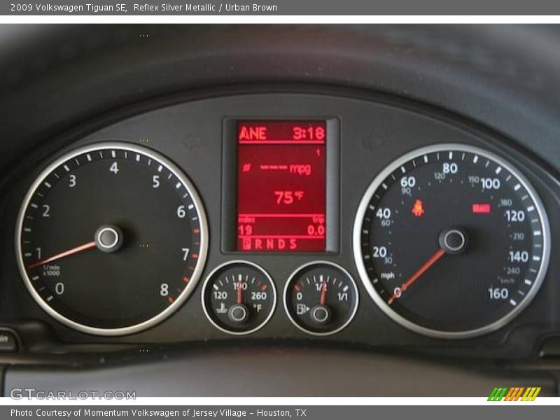 Reflex Silver Metallic / Urban Brown 2009 Volkswagen Tiguan SE