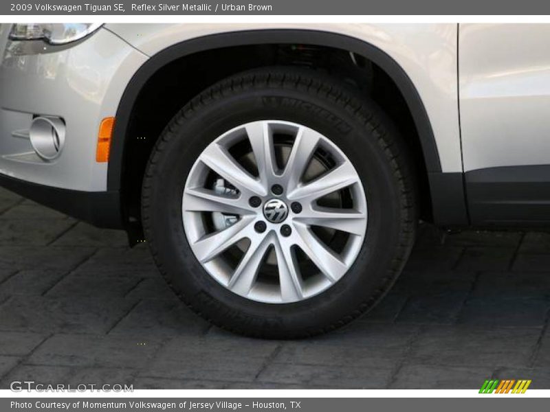 Reflex Silver Metallic / Urban Brown 2009 Volkswagen Tiguan SE