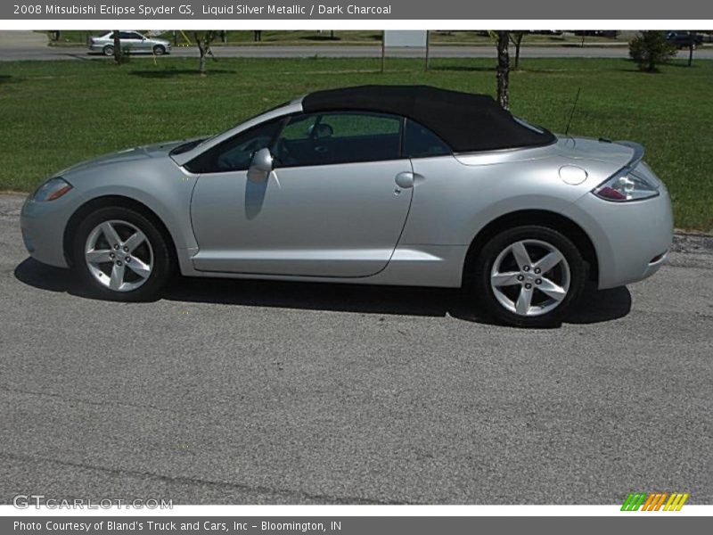 Liquid Silver Metallic / Dark Charcoal 2008 Mitsubishi Eclipse Spyder GS