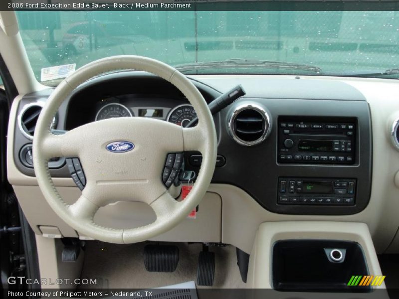 Black / Medium Parchment 2006 Ford Expedition Eddie Bauer