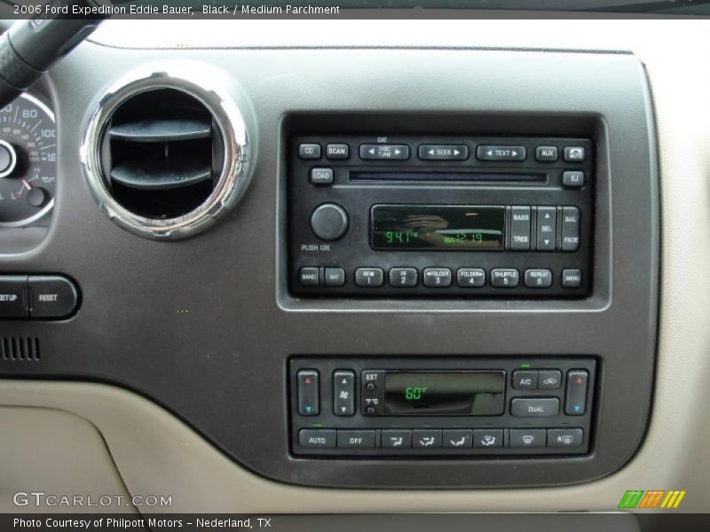 Black / Medium Parchment 2006 Ford Expedition Eddie Bauer