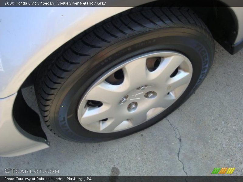 Vogue Silver Metallic / Gray 2000 Honda Civic VP Sedan