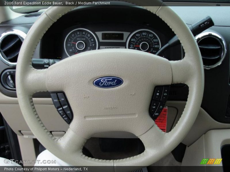 Black / Medium Parchment 2006 Ford Expedition Eddie Bauer