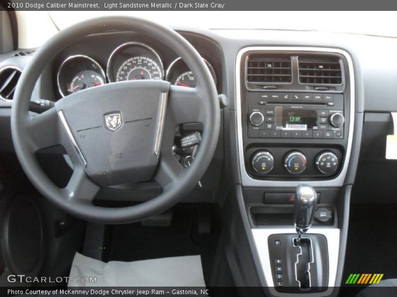 Light Sandstone Metallic / Dark Slate Gray 2010 Dodge Caliber Mainstreet
