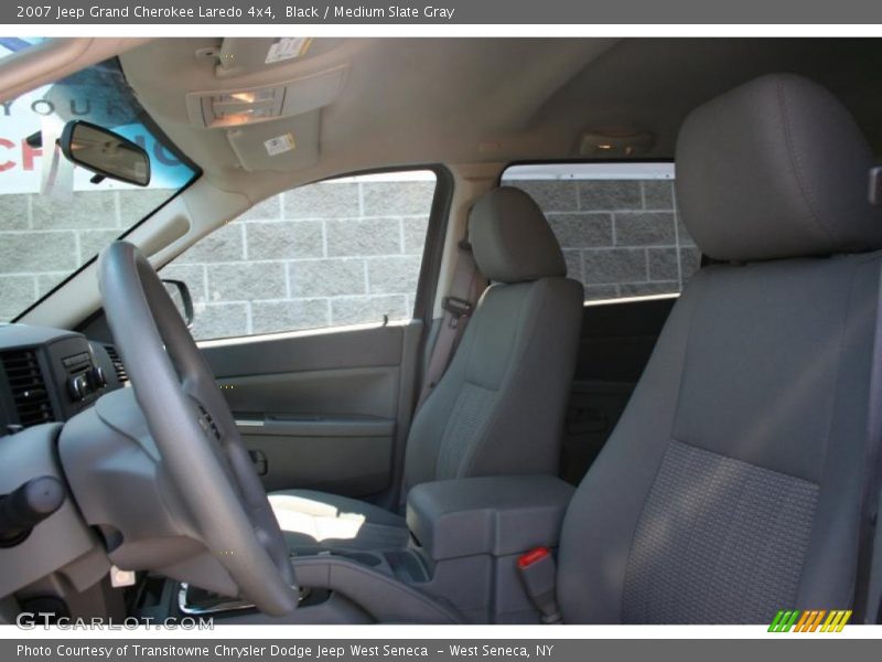 Black / Medium Slate Gray 2007 Jeep Grand Cherokee Laredo 4x4