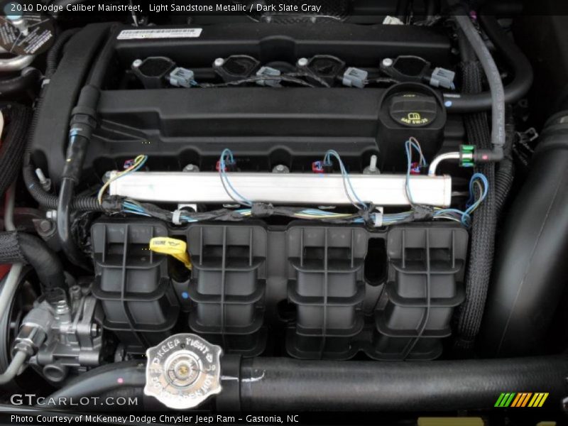 Light Sandstone Metallic / Dark Slate Gray 2010 Dodge Caliber Mainstreet