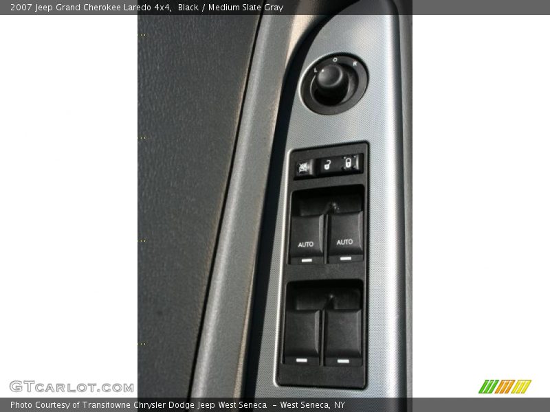 Black / Medium Slate Gray 2007 Jeep Grand Cherokee Laredo 4x4