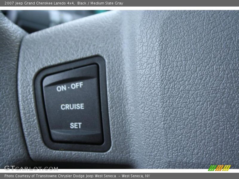 Black / Medium Slate Gray 2007 Jeep Grand Cherokee Laredo 4x4