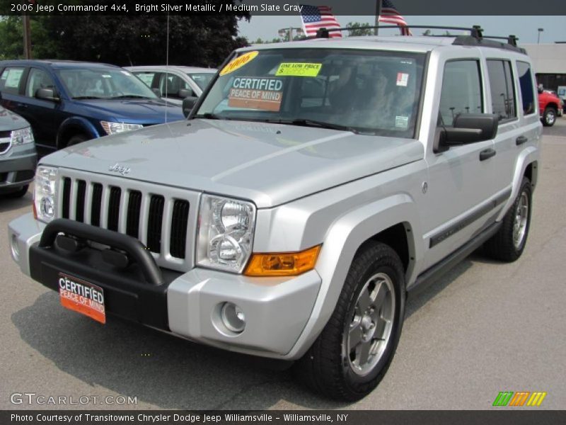 Bright Silver Metallic / Medium Slate Gray 2006 Jeep Commander 4x4