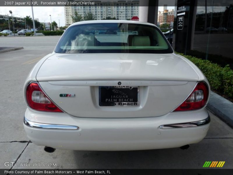Porcelain White / Ivory/Charcoal 2007 Jaguar XJ XJR