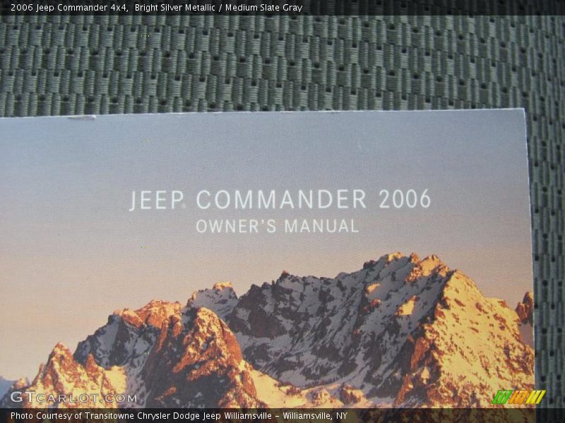 Bright Silver Metallic / Medium Slate Gray 2006 Jeep Commander 4x4