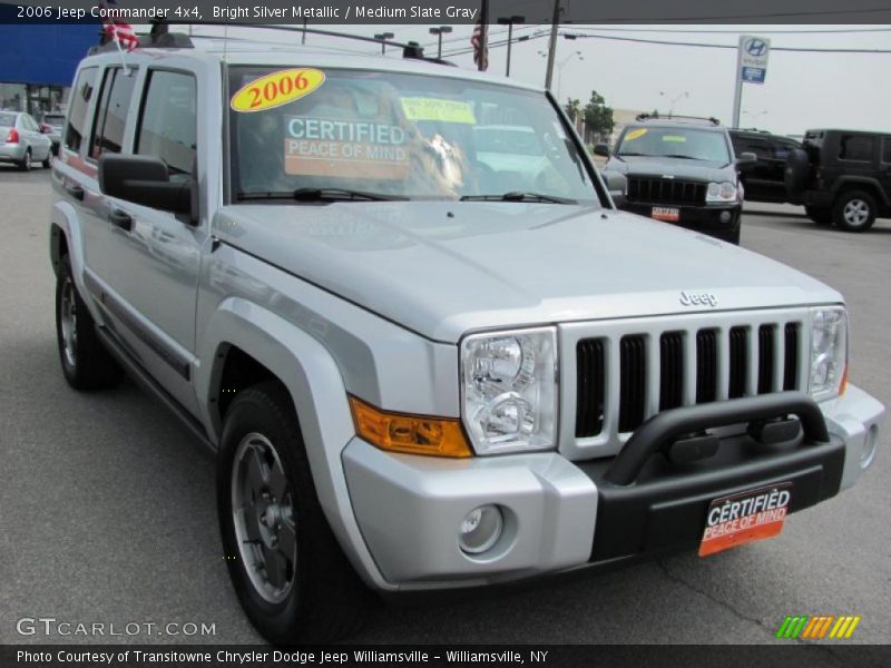 Bright Silver Metallic / Medium Slate Gray 2006 Jeep Commander 4x4