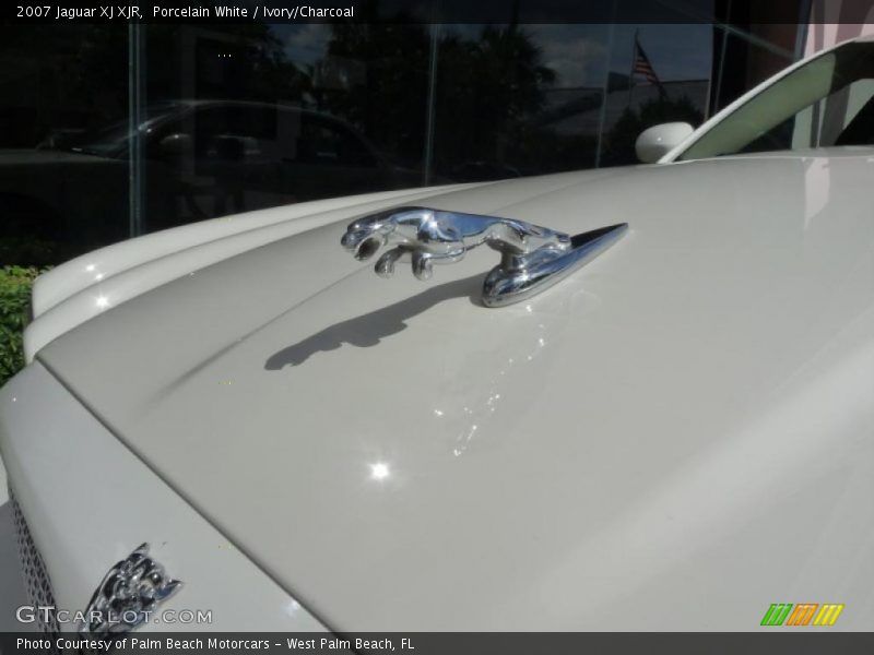 Porcelain White / Ivory/Charcoal 2007 Jaguar XJ XJR