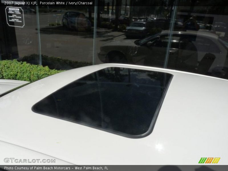 Porcelain White / Ivory/Charcoal 2007 Jaguar XJ XJR
