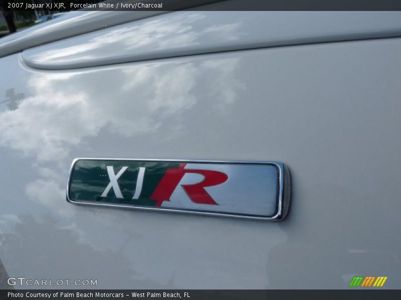 Porcelain White / Ivory/Charcoal 2007 Jaguar XJ XJR