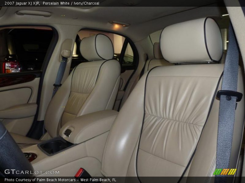 Porcelain White / Ivory/Charcoal 2007 Jaguar XJ XJR