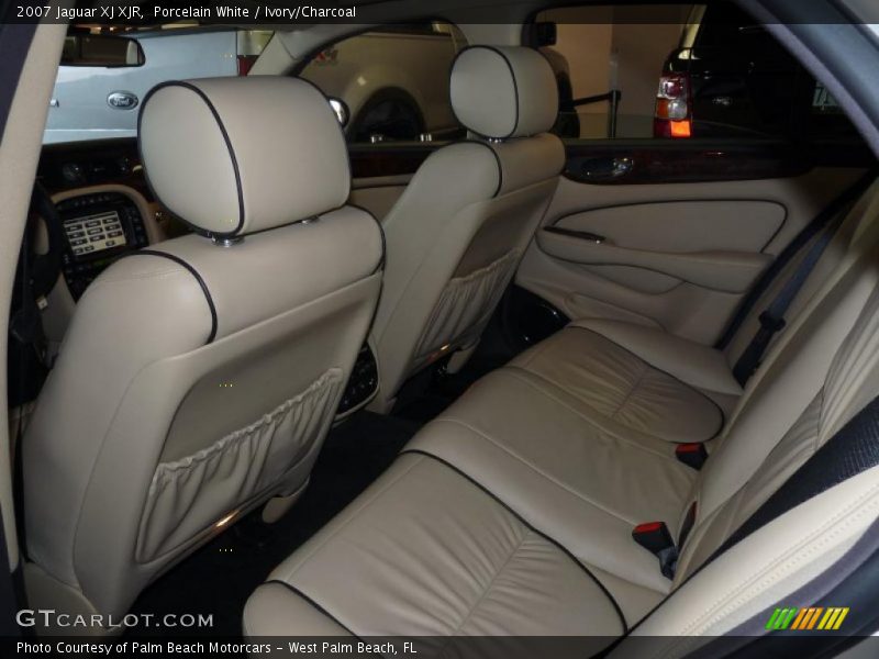 Porcelain White / Ivory/Charcoal 2007 Jaguar XJ XJR