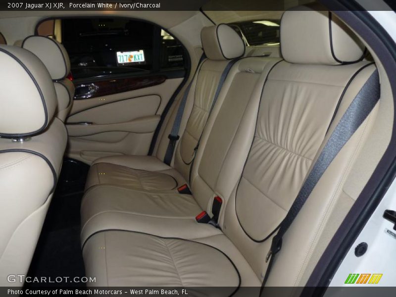 Porcelain White / Ivory/Charcoal 2007 Jaguar XJ XJR