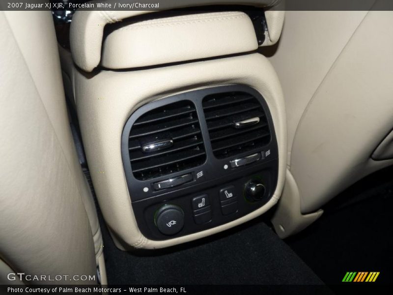 Porcelain White / Ivory/Charcoal 2007 Jaguar XJ XJR