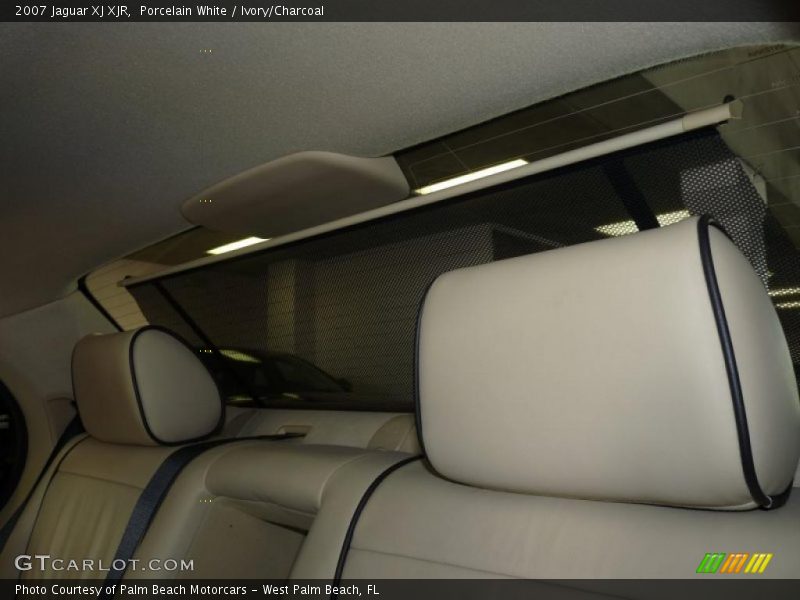 Porcelain White / Ivory/Charcoal 2007 Jaguar XJ XJR