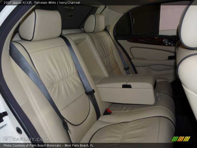 Porcelain White / Ivory/Charcoal 2007 Jaguar XJ XJR