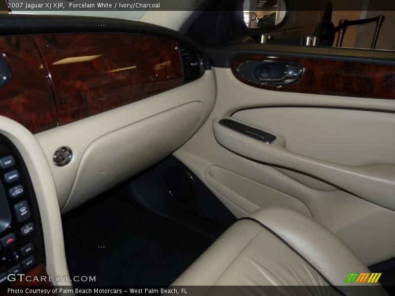 Porcelain White / Ivory/Charcoal 2007 Jaguar XJ XJR