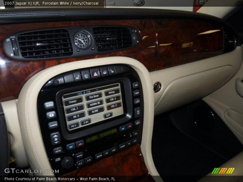 Porcelain White / Ivory/Charcoal 2007 Jaguar XJ XJR