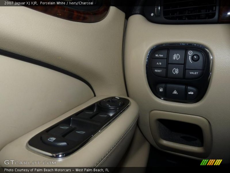 Porcelain White / Ivory/Charcoal 2007 Jaguar XJ XJR