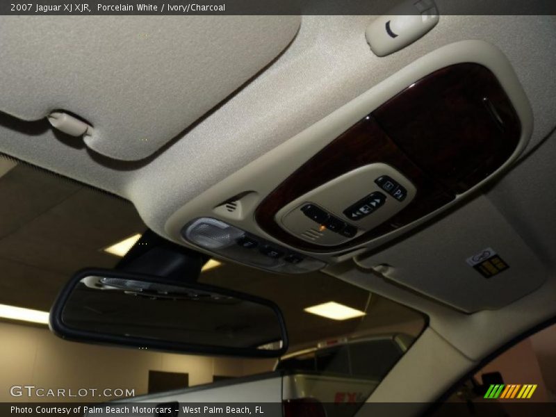 Porcelain White / Ivory/Charcoal 2007 Jaguar XJ XJR