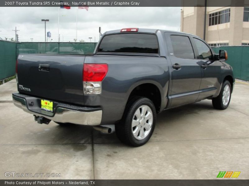Nautical Blue Metallic / Graphite Gray 2007 Toyota Tundra SR5 CrewMax
