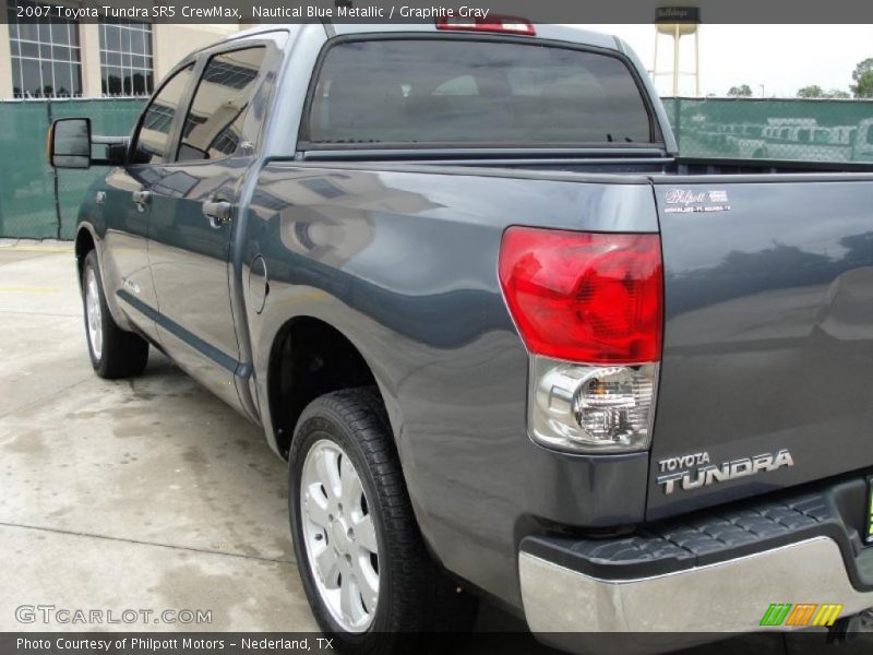 Nautical Blue Metallic / Graphite Gray 2007 Toyota Tundra SR5 CrewMax
