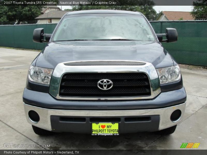 Nautical Blue Metallic / Graphite Gray 2007 Toyota Tundra SR5 CrewMax