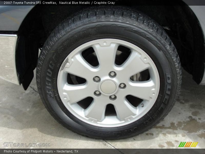 Nautical Blue Metallic / Graphite Gray 2007 Toyota Tundra SR5 CrewMax
