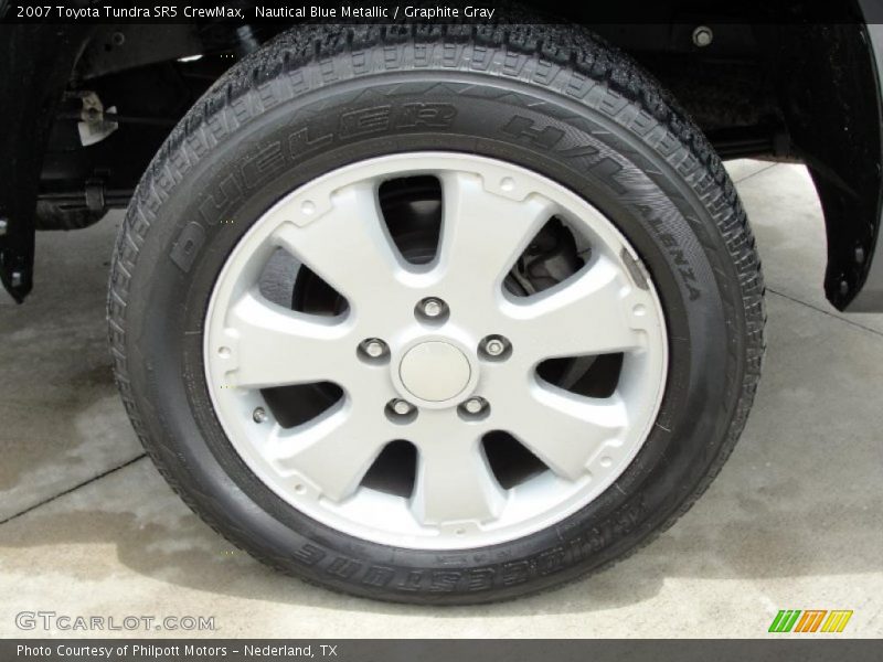 Nautical Blue Metallic / Graphite Gray 2007 Toyota Tundra SR5 CrewMax